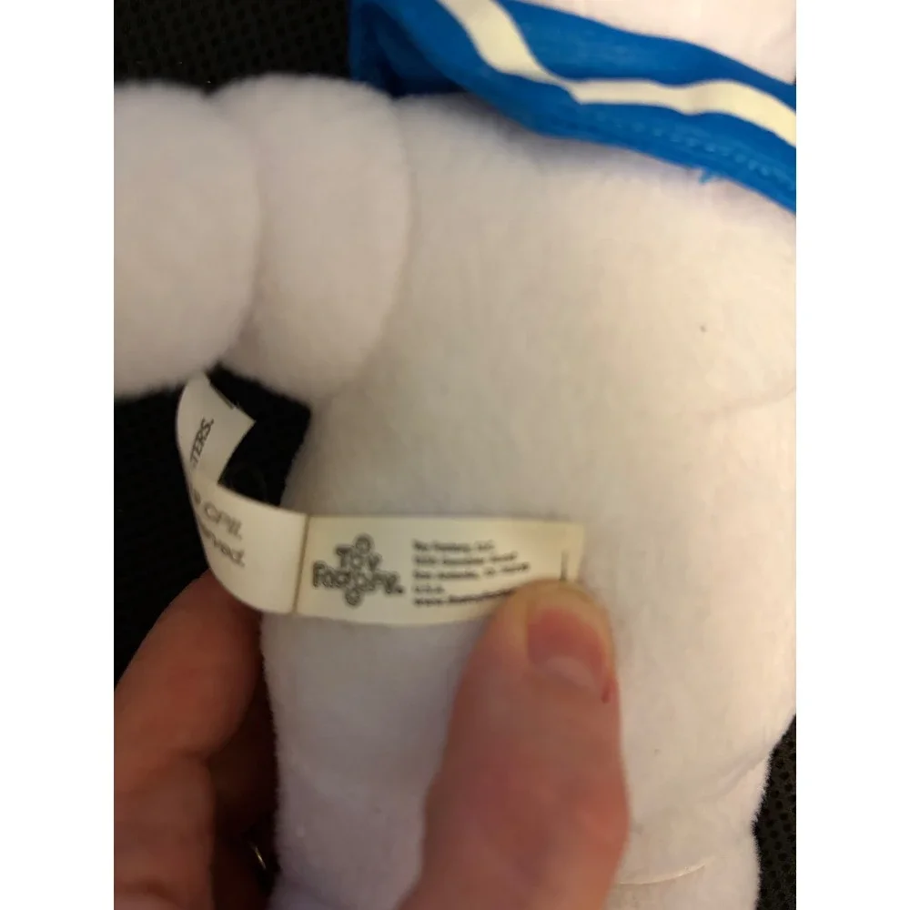 Ghostbusters Stay Puft Marshmallow Man Plush White Sailor‎ Hat 9in